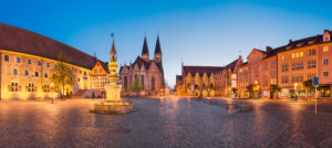 Market square panorama in Brunswick (Brunswick), Germany Market square panorama in Brunswick (Brunswick), Germany